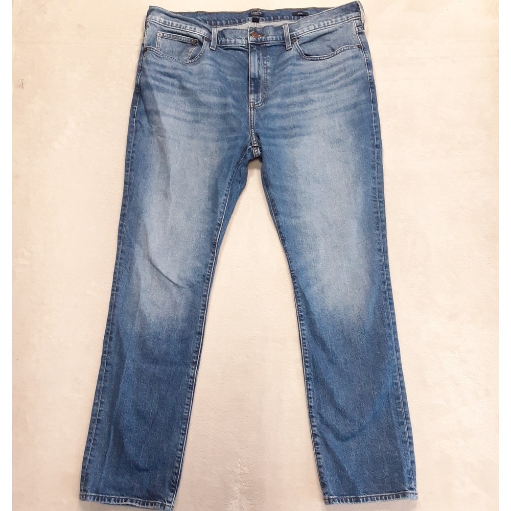 J.Crew Mens Flex Blue Jeans 40x32 Slim Style BN768